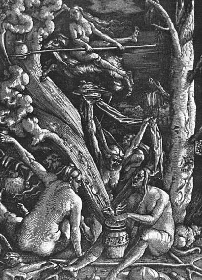 BALDUNG GRIEN, Hans Witches Sabbath oil painting image